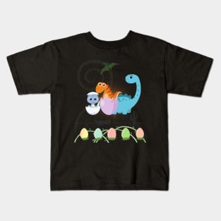 Cute dinosaurs Kids T-Shirt